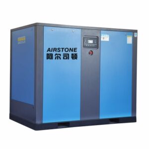 Low pressure single stage screw air compressor